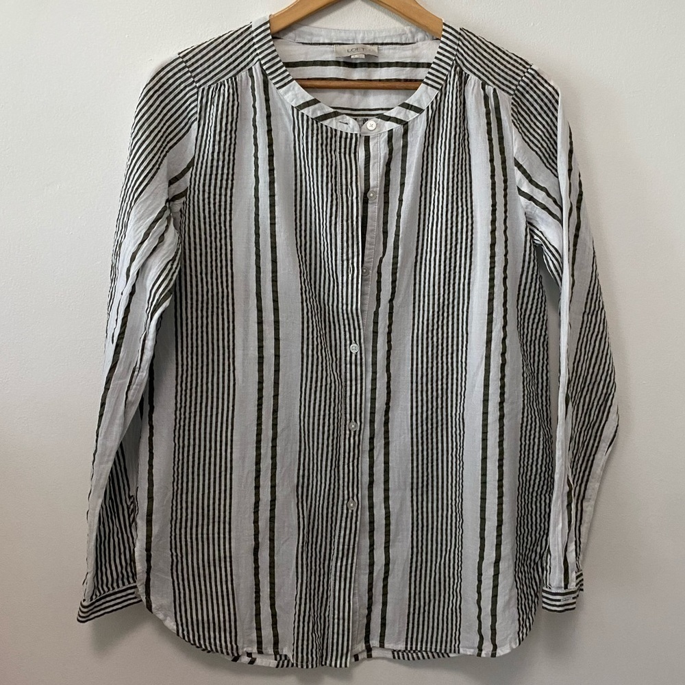 Loft Long Sleeve Striped Yop